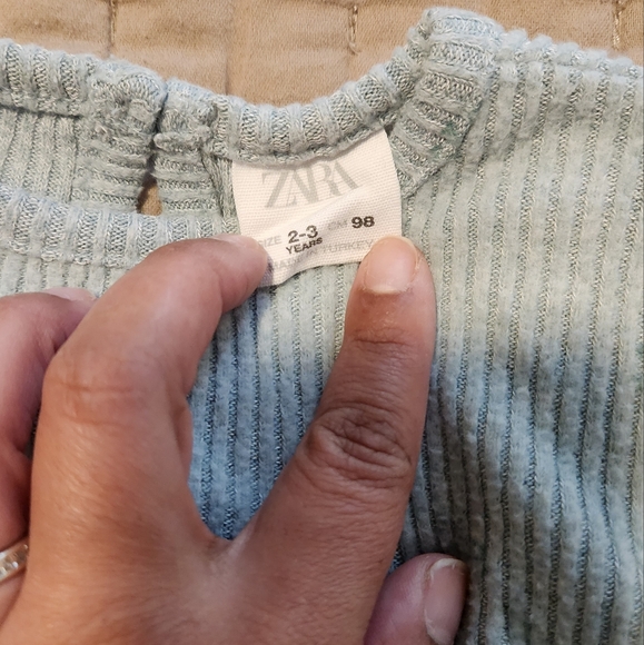 Zara kids' soft knit ribbed set - Picture 4 of 5